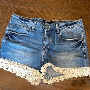 Denim Shorts - Lucky & Blessed
